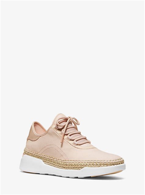 finch canvas and leather lace-up sneaker michael kors|Michael Kors Finch Sneakers .